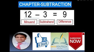 Class-4 Chapter-3 Subtraction Exercise (3A)