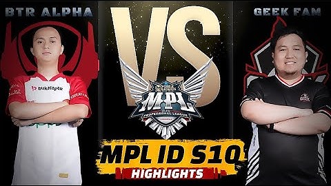 [ENG] BIGETRON ALPHA VS GEEK FAM | MPL ID SEASON 10