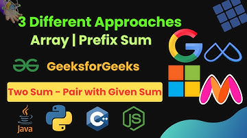 Two Sum Pair with Given Sum | GFG Practice | Array | Problem of the day #gfgpotd #gfgpractice #dsa