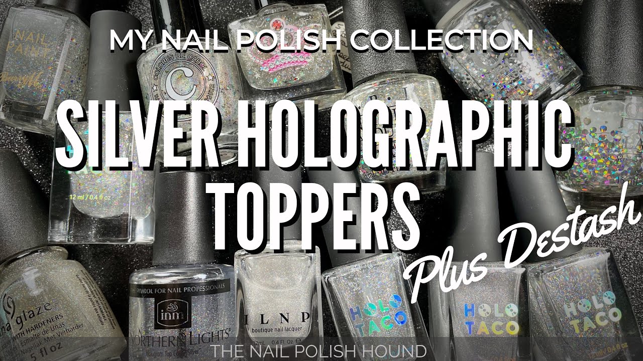 My Silver Holographic Toppers 