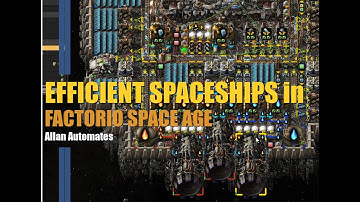 Efficient Spaceships in Factorio Space Age