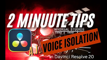Davinci Resolve AI Voice Isolation Is A Life Saver
