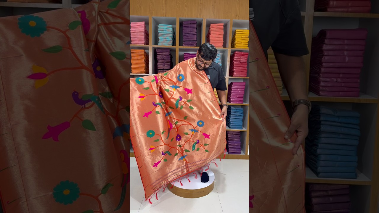Paithani Jacquard Peacock (Mor) Jaal Dupatta