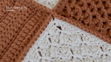 How to Join Crochet Blanket Squares Together - Single Crochet Solid Join