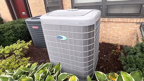 Brand New 2023 Carrier Infinity Variable Speed Inverter Heat Pump Running In Cool Mode