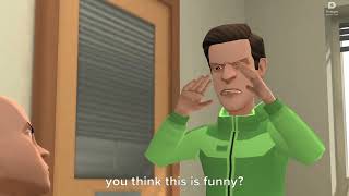 Caillou And Peter Watch Tarzoon Shame Of The Jungle At Schoolgrounded