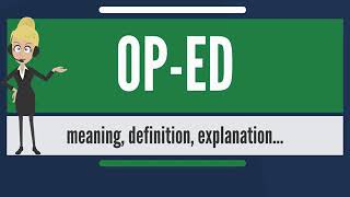OP-ED A CLEAR MEANING DEFINITION AND EXPLANATION OF