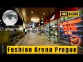 Fashion Arena Prague Outlet - discounted clothing shopping center walking 4k HDR ASMR - 17.11. 2021