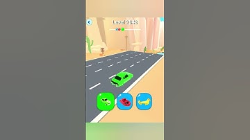 Shape shifting2 game level #2043   hyper casual game #shapeshifting  #gameplay #gaming #shortvideo