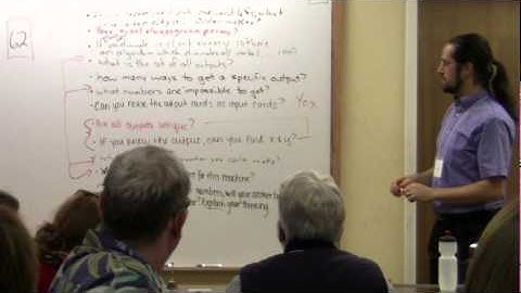 Joshua Zucker, "Intro to Problem Solving," part 5 of 17