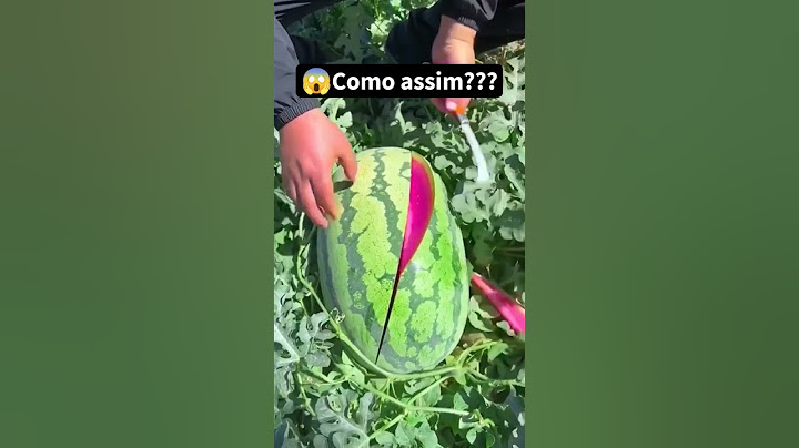 Melancia cor de Rosa🍉 😱