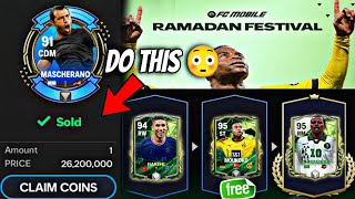 Free 95 RATED Moukoko & 94 and 95 New Players of Ramadan Festival | I Made Coins using This Trick !