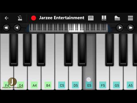 High Rated Gabru Piano (Nawabzaade), Guru Randhawa - Mobile Perfect Piano Tutorial