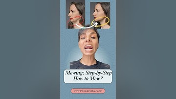 Mewing: Step-by-Step/ How to Mew? #mewing #faceyoga Face workout