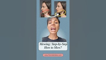 Mewing: Step-by-Step/ How to Mew? #mewing #faceyoga Face workout