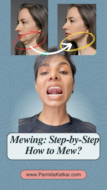 Mewing: Step-by-Step/ How to Mew? #mewing #faceyoga Face workout