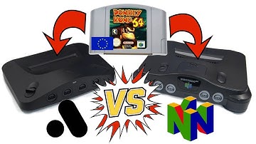 Analogue 3D vs Nintendo64: testing Donkey Kong 64 version PAL