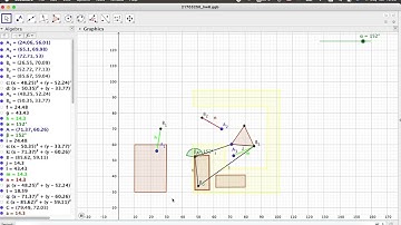 4 bar linkage example GeoGebra