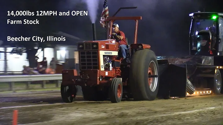 CITP: 14,000lbs 12MPH and Open Tractor Pulling in Beecher City, Illinois