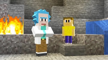 I made Rick and Morty in Minecraft
