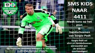 SMS KIDS naar 4411 en maak kans op het shirt van Sergio Padt screenshot 1