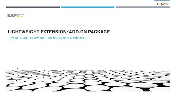 How to Create Lightweight Extension in SAP B1 ? (SAP Business One)