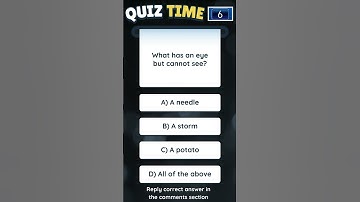What has an eye but cannot see?  #riddles