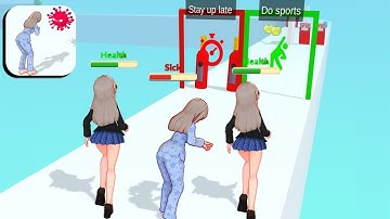 Run Healthy 👸💪🦠 NEW BIG UPDATE!! Gameplay Android,ios All Levels 1-2