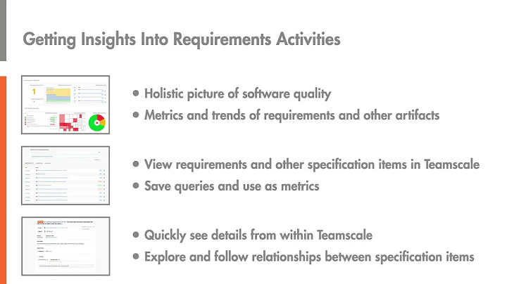 Demo: Requirements Tracing with Teamscale