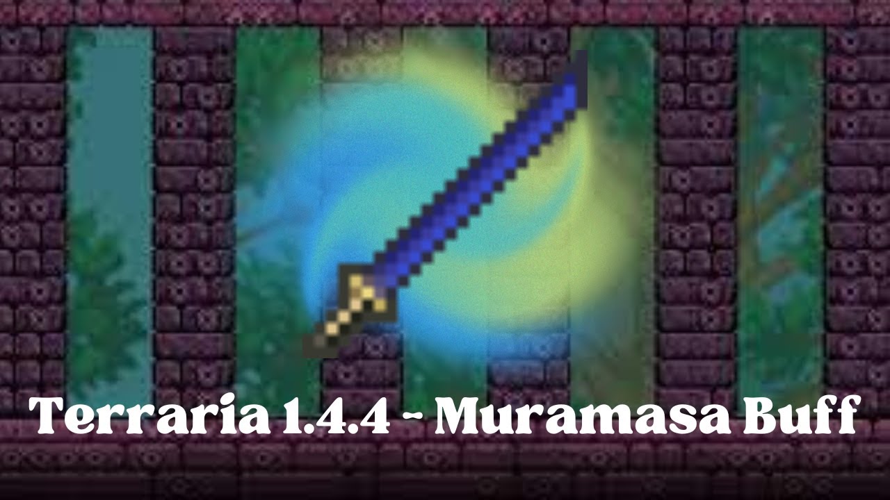 Replying to @thewei0 terraria weapon showcase 24: muramasa #terraria #