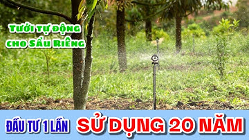 Hệ thống tưới cây tự động sử dụng béc bù áp bssuper chống mòn tuyệt đối