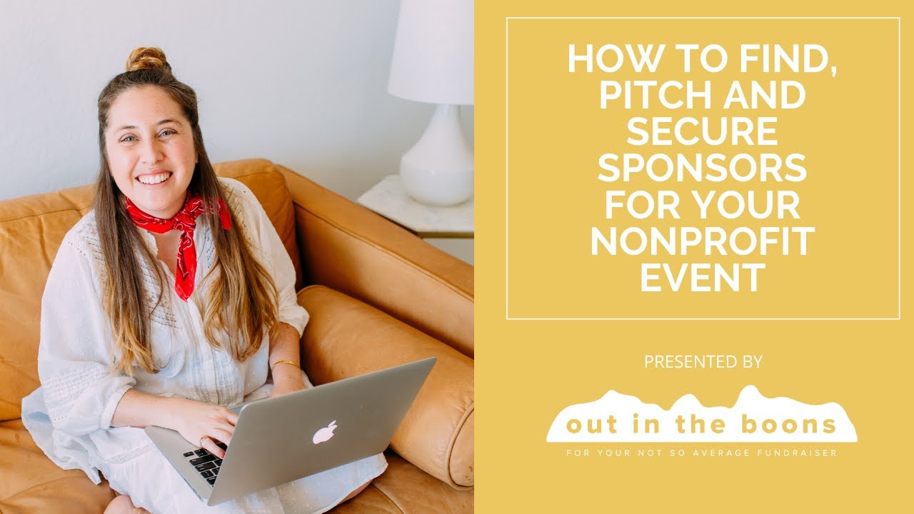 How to find, pitch and secure sponsors for your nonprofit event