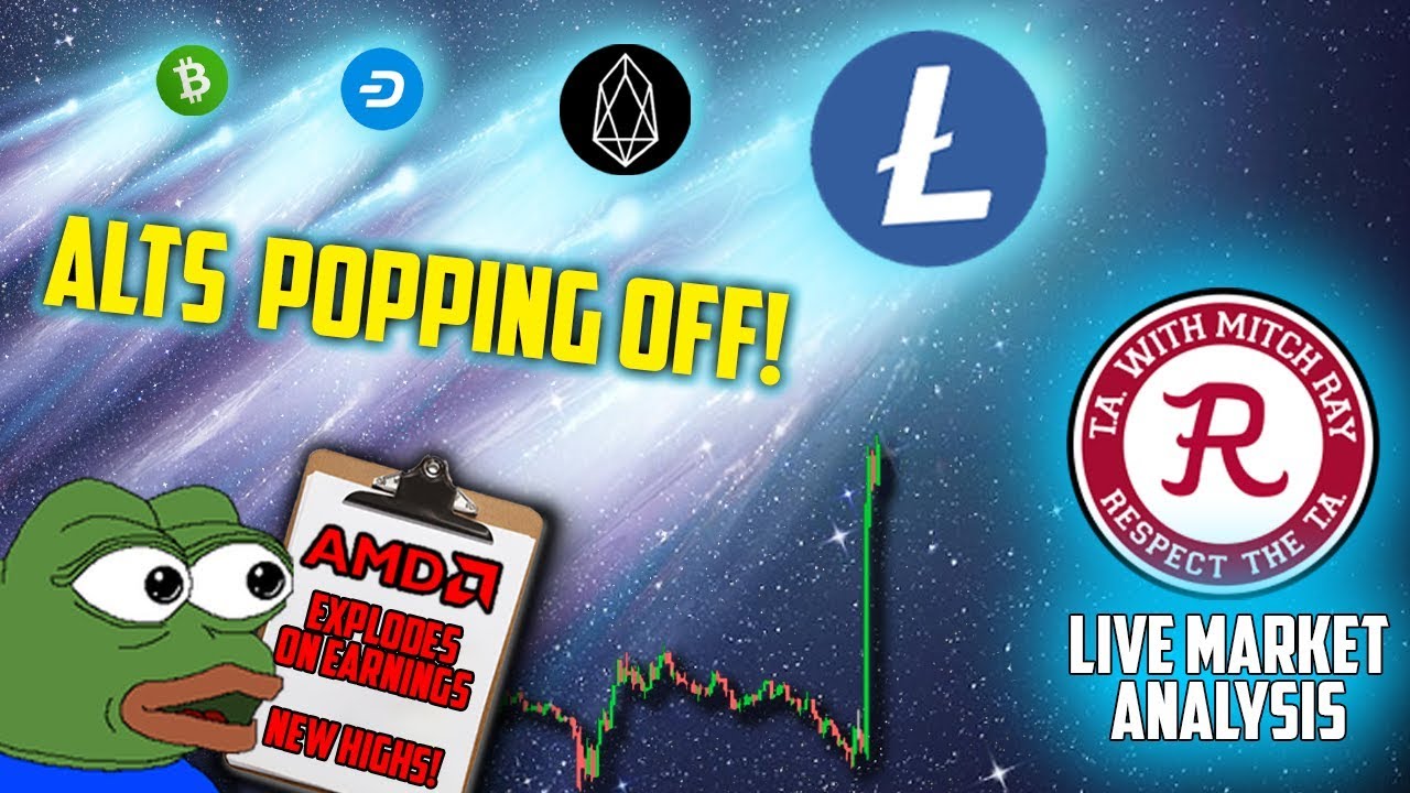 🔴 BITCOIN LIVE 🔴 LITECOIN (LTC) BREAKOUT, BITCOIN CASH (BCH) - Ep.1067 - Crypto Technical Analysis