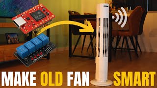 I Made My Old Fan Smart - Wifi Control High Voltage Devices With Esp32