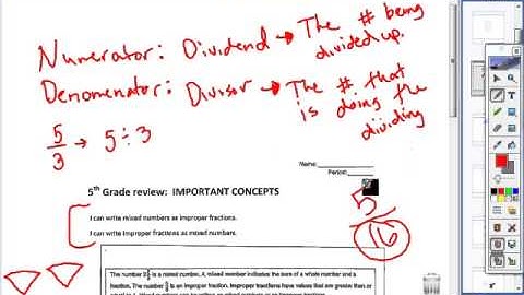 Chapter 3 5th Grade Review Video