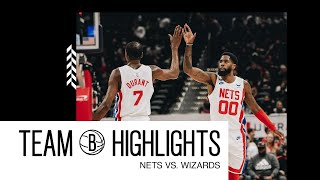 Game Highlights | Brooklyn Nets vs. Washington Wizards | 11.4.22