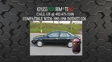 How To Replace Infiniti G20 Key Fob Battery 1993 1994 1995 1996