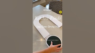 Expandable Lazy Susan Turntable 🌟🍽️   #techreview #tech #home #amazon #shorts #trending
