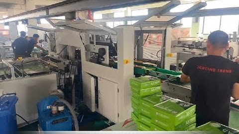 50reams per min Automatic A5 ream wrapping machine
