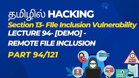 Lecture 94- [DEMO] - Remote File Inclusion