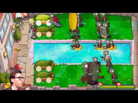Buttered Popcorn - Прохождение Plants vs Zombies на iPad, 12 часть