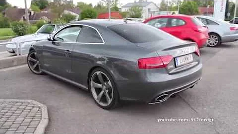 Audi RS5 with Capristo Exhaust! LOUD SOUND!