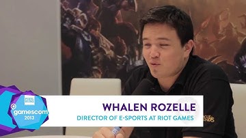 Gamescom 2013 // Riot Games + League of Legends Interview (Whalen Rozelle) engl.