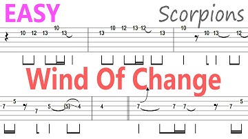 Scorpions - Wind Of Change / Guitar Solo Tab+BackingTrack