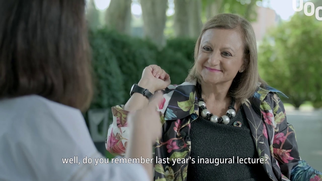 Inaugural lecture 2019-2020 with Cristina Gallach I UOC