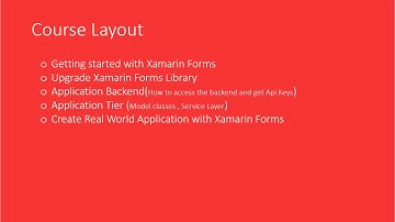 2.Build real world app in xamarin form Part 3 full course Udemy||Course Layout
