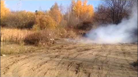 In the red exploding targets