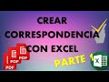 Como elaborar Documentos masivos en Excel - Correspondencia con Macros para obtener PDF