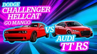 Audi TT RS vs Challenger Hellcat ¿Quién ganará en un arrancón? Audi TT RS vs Challenger Hellcat ¿Quién ganará en un arrancón?