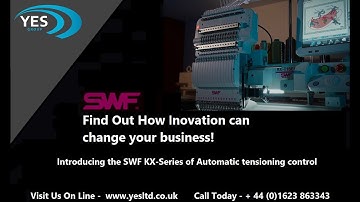 SWF KS Series, Auto Tensioning SWF Embroidery Machine - SWF/ KX-T1501 #embroiderymachines